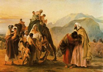 弗朗切斯科 海玆 Meeting of Jacob and Esau
